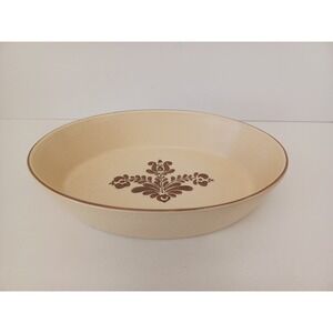 Vintage Pfaltzgraff Village Oval Baker 9 1/2" -‎ #241 Stoneware Beige Brown